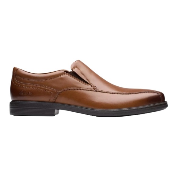 Clarks Men\'s Escalade Step Brown Leather Slip-On Loafers Comfort Business Casual main image 10